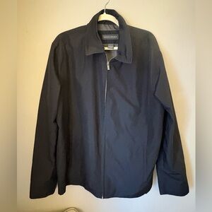Banana Republic Men's Black Raincoat Jacket Size Large